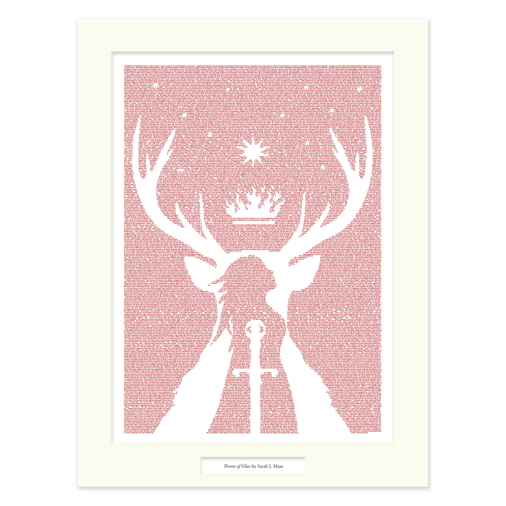 Throne of Glass Matted Print