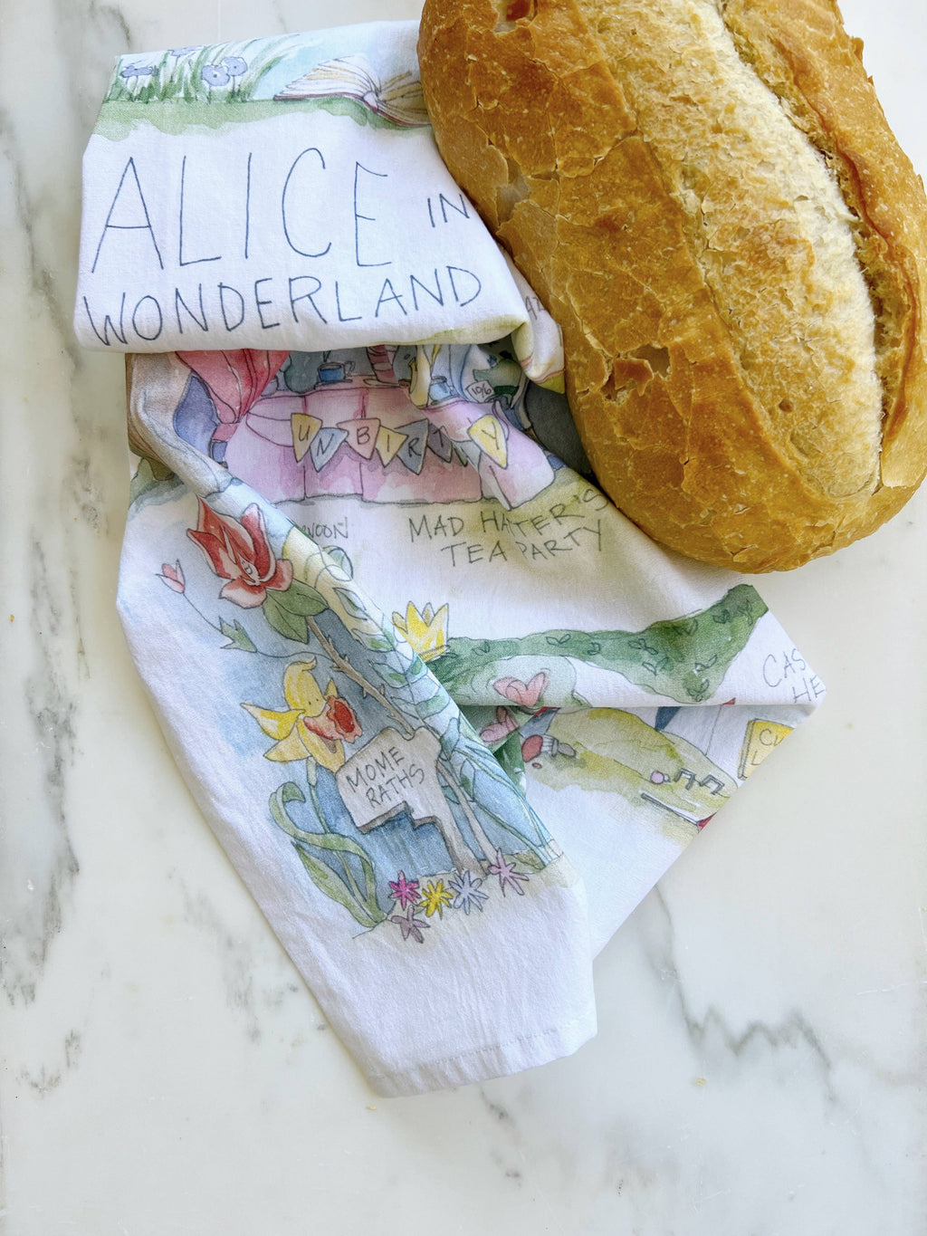 Alice’s Adventures in Wonderland Tea Towel