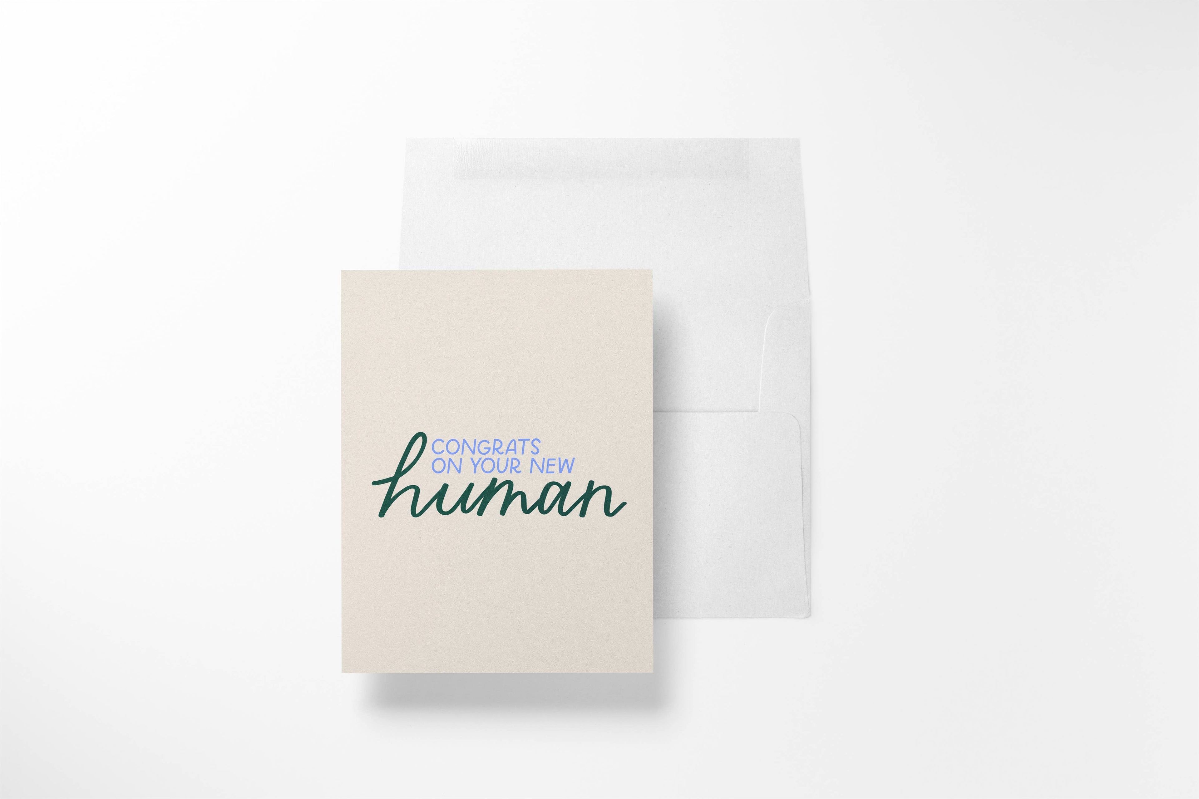 New Human Card | Congratulations New Baby, Baby Shower Gift