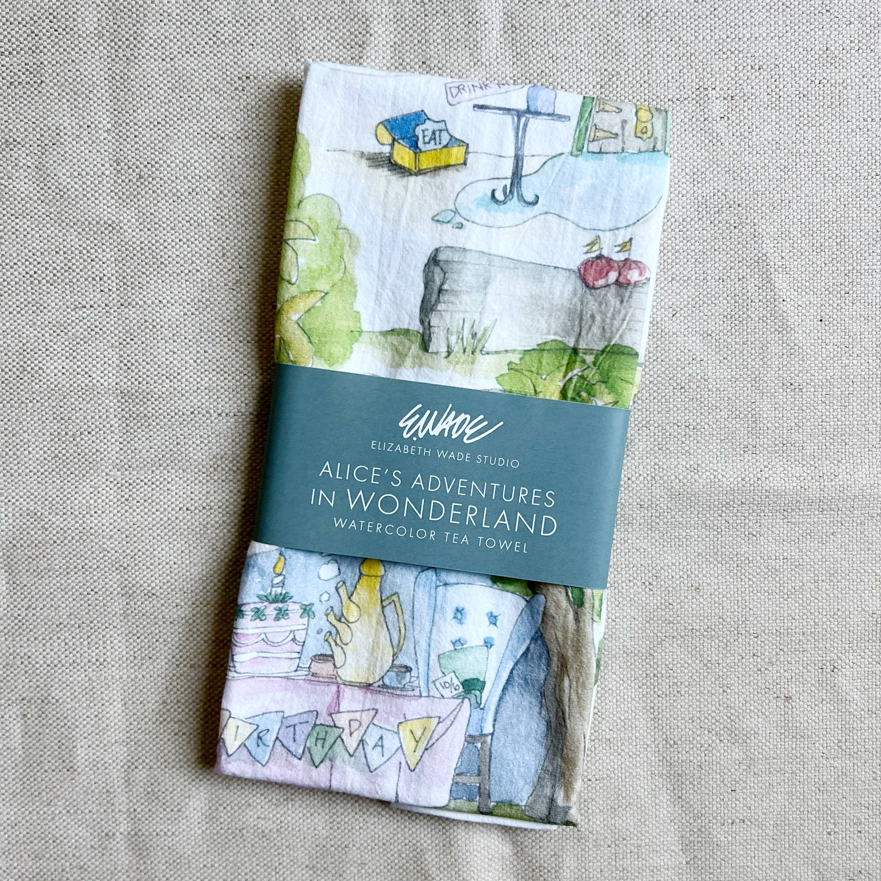 Alice’s Adventures in Wonderland Tea Towel