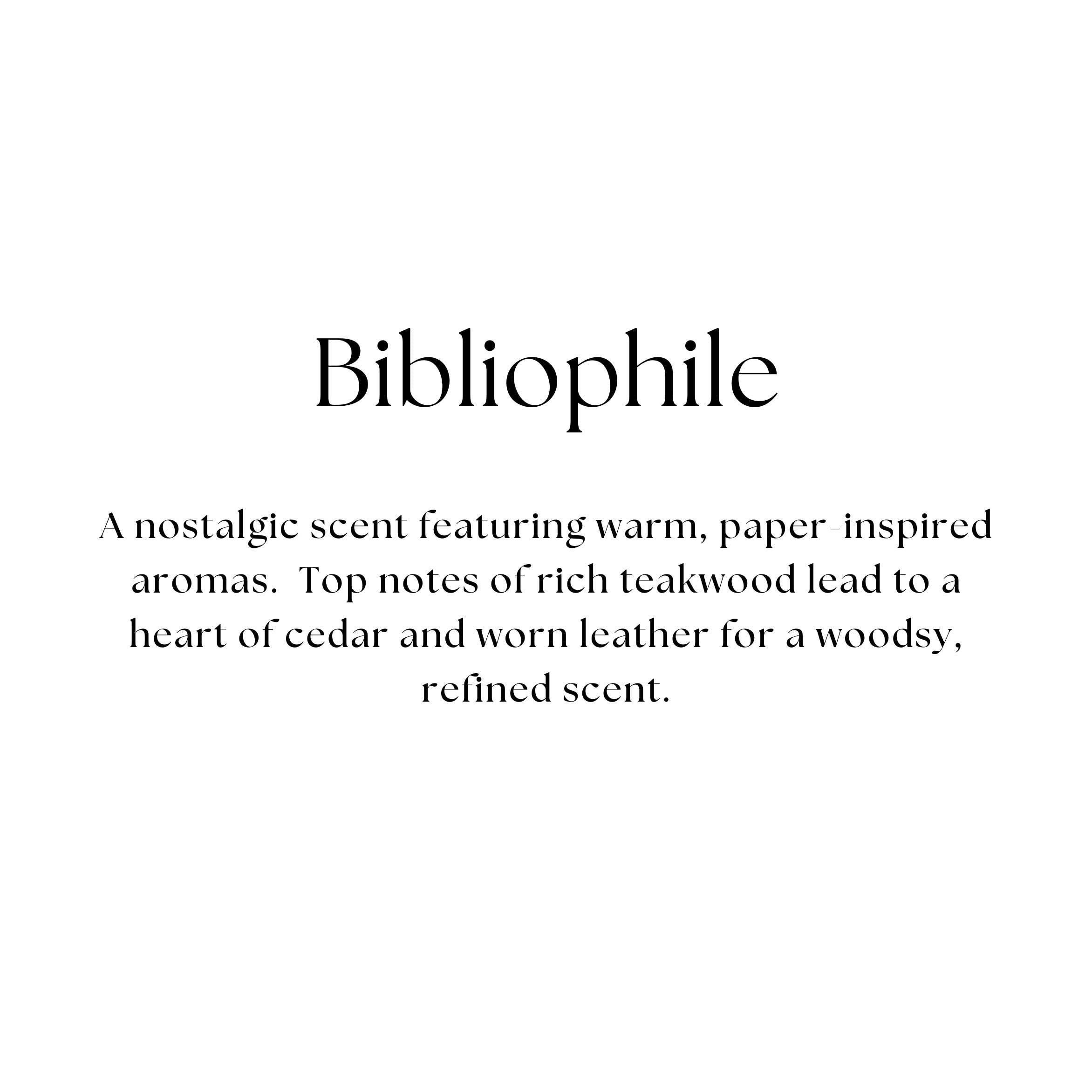 Hand-Poured Candle - Bibliophile