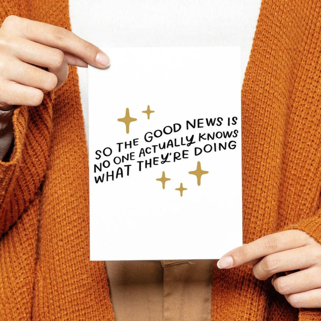 Good News Card | Encouragement, Clever Cards