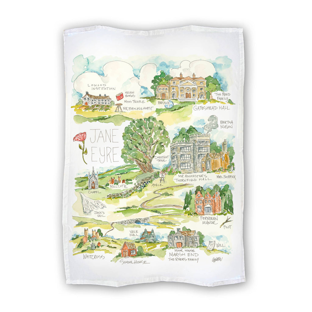 Jane Eyre Tea Towel