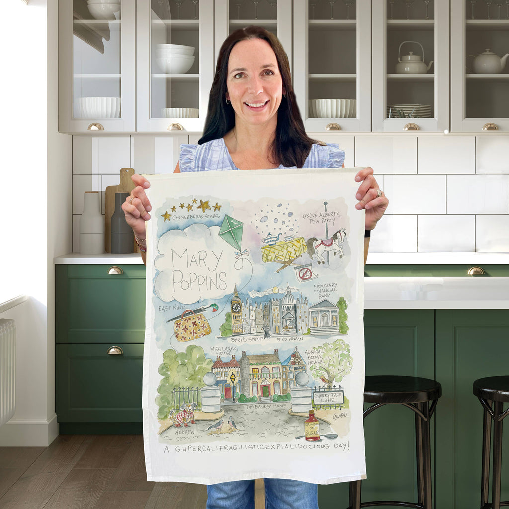 Mary Poppins Tea Towel