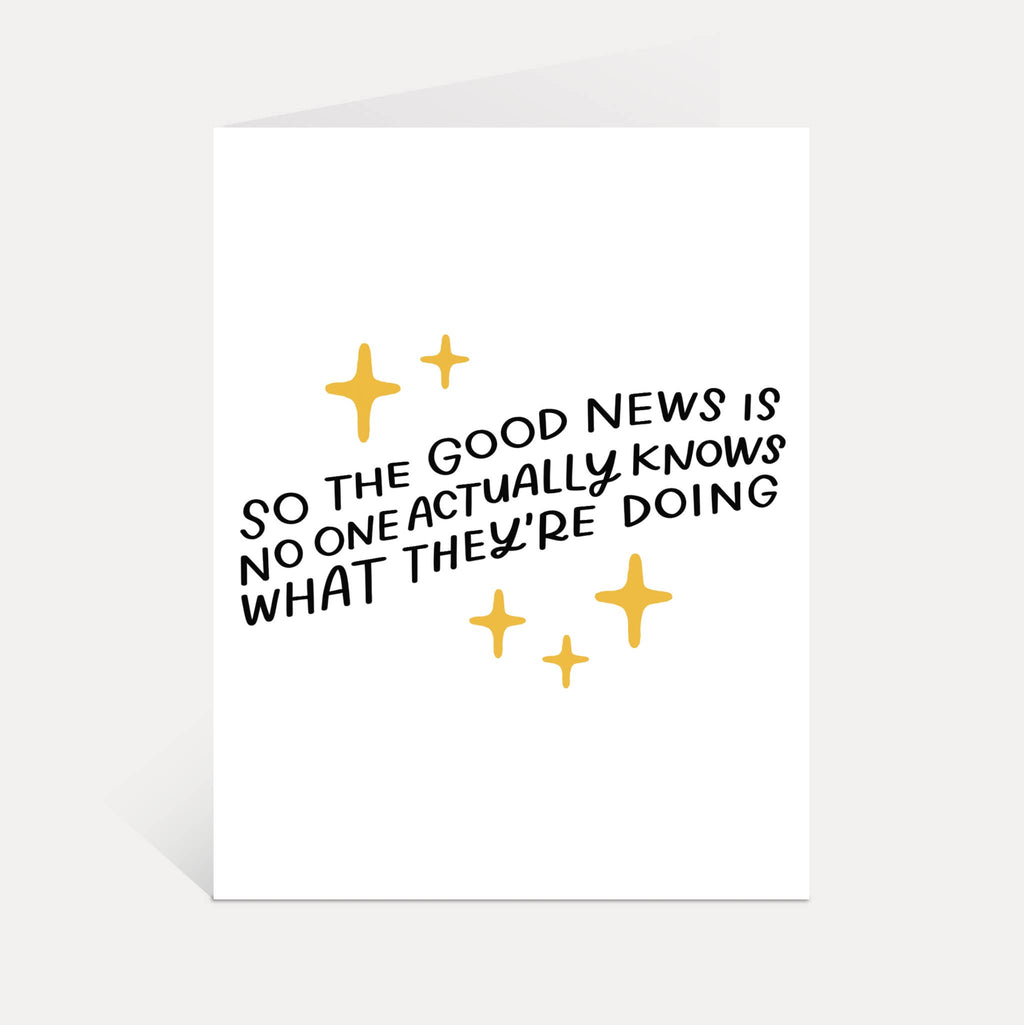 Good News Card | Encouragement, Clever Cards