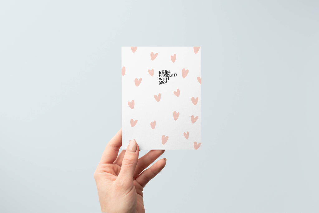 Kinda Obsessed Card | Funny Love & Friendship Cards