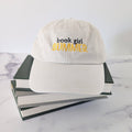 Book Girl Summer Embroidered Hat