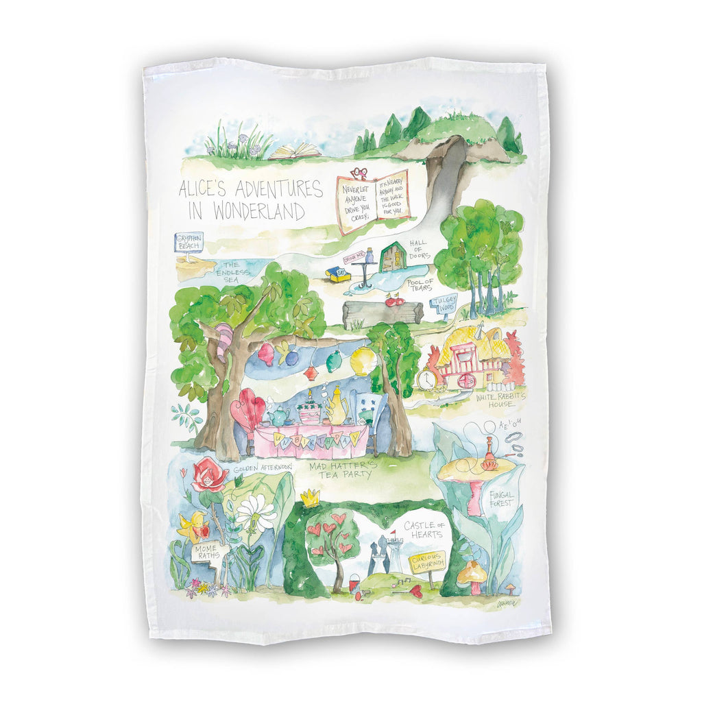 Alice’s Adventures in Wonderland Tea Towel