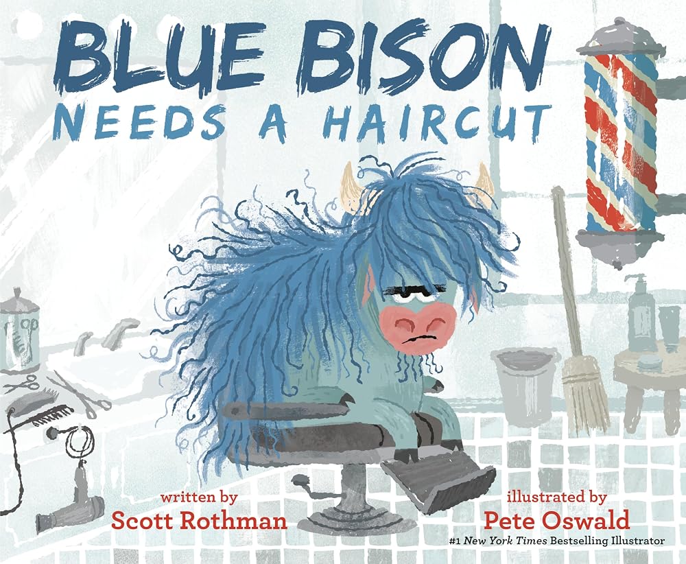 Blue Bison Needs a Haircut (The Bison Family Series) cover image