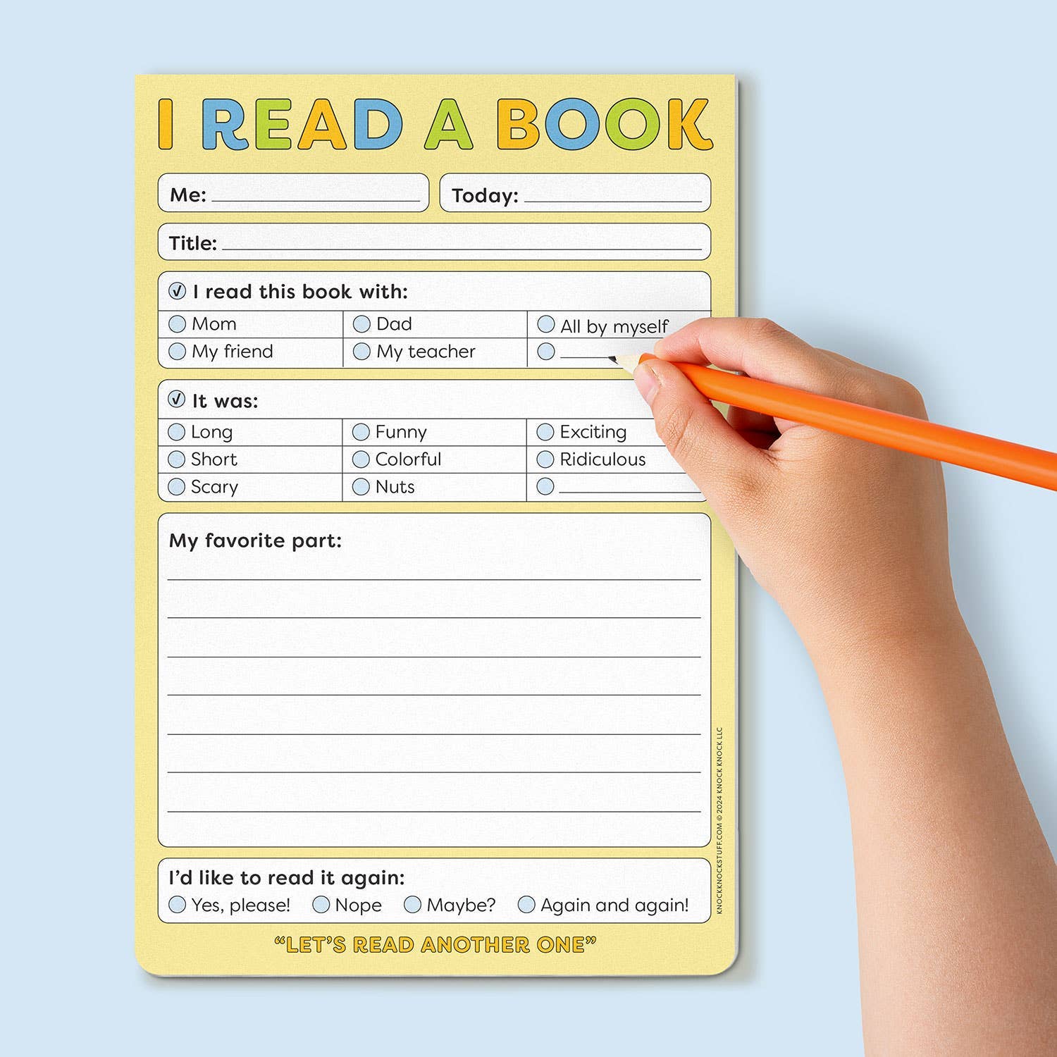Knock Knock Kids - I Read a Book Playtime Pads
