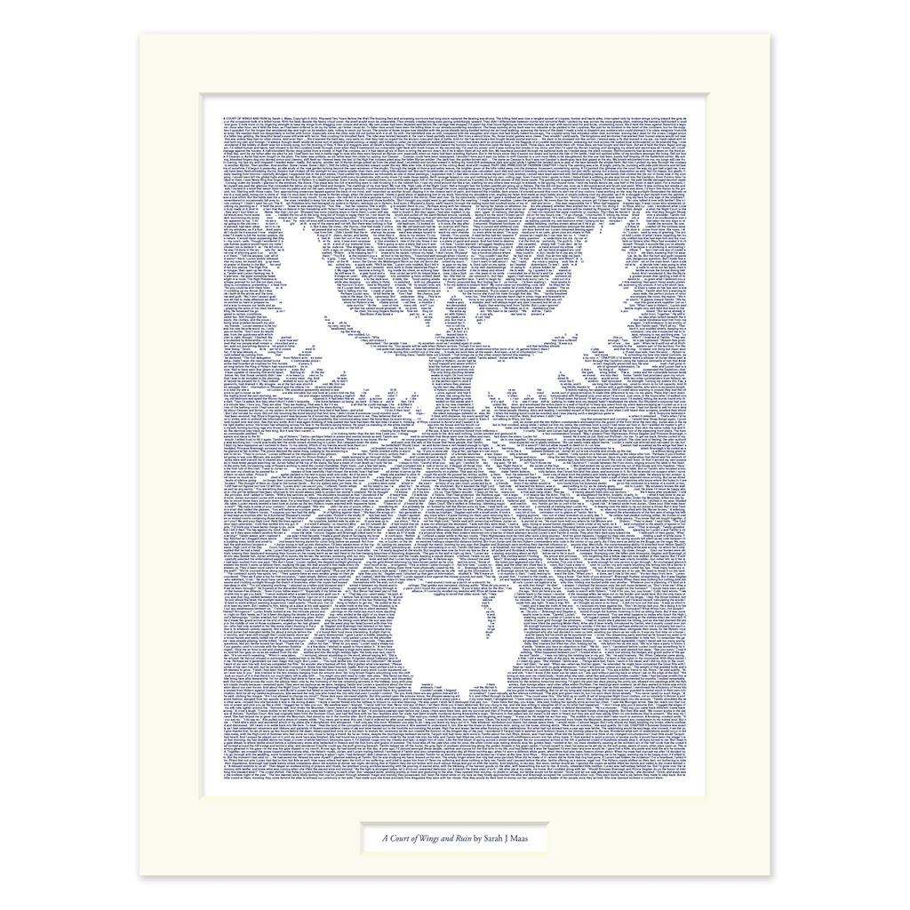 A Court of Wings and Ruin Matted Print