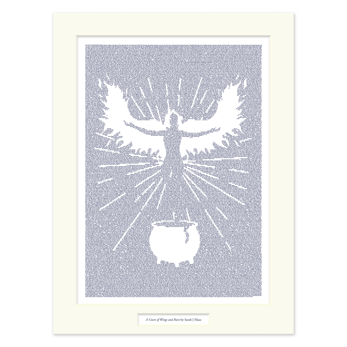 A Court of Wings and Ruin Matted Print
