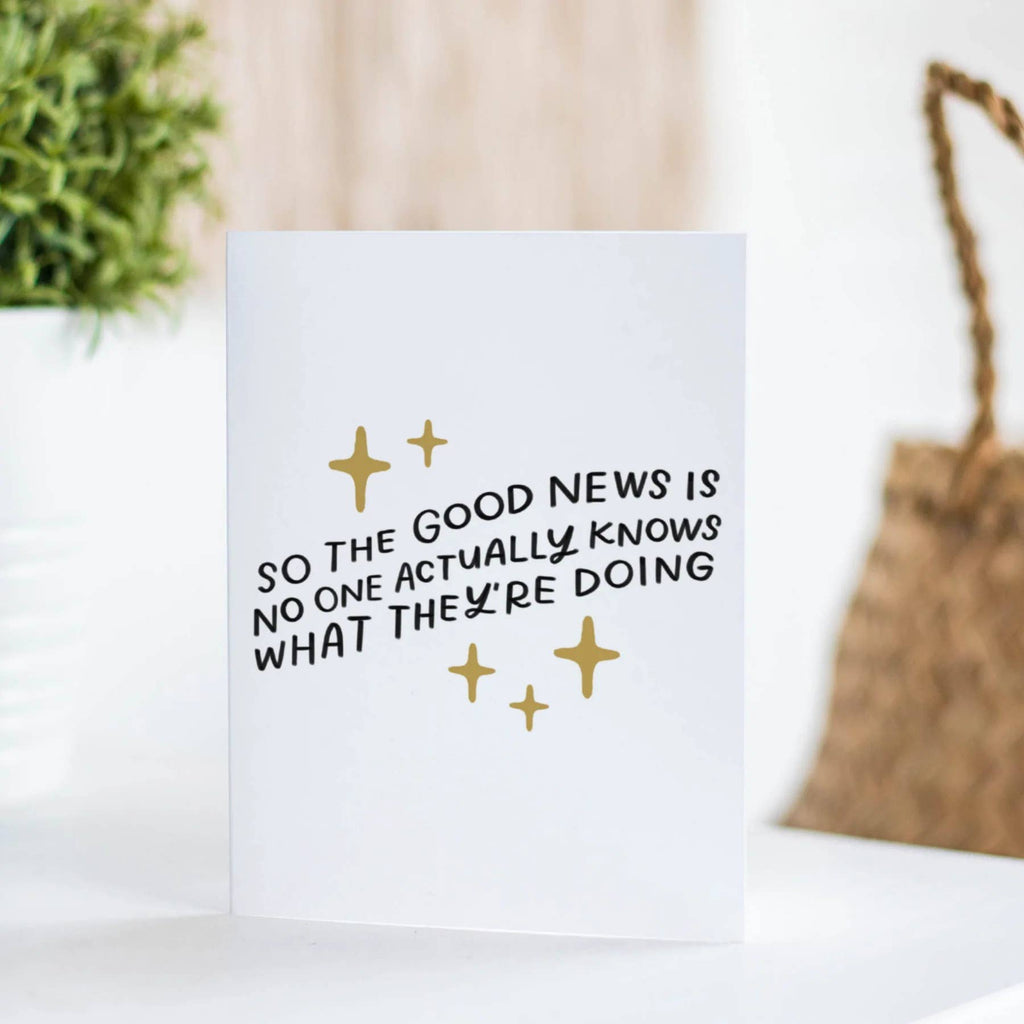Good News Card | Encouragement, Clever Cards