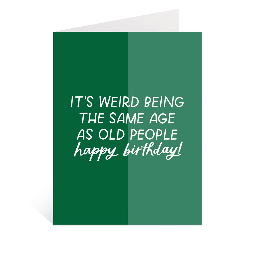 Old People Humorous Birthday Card