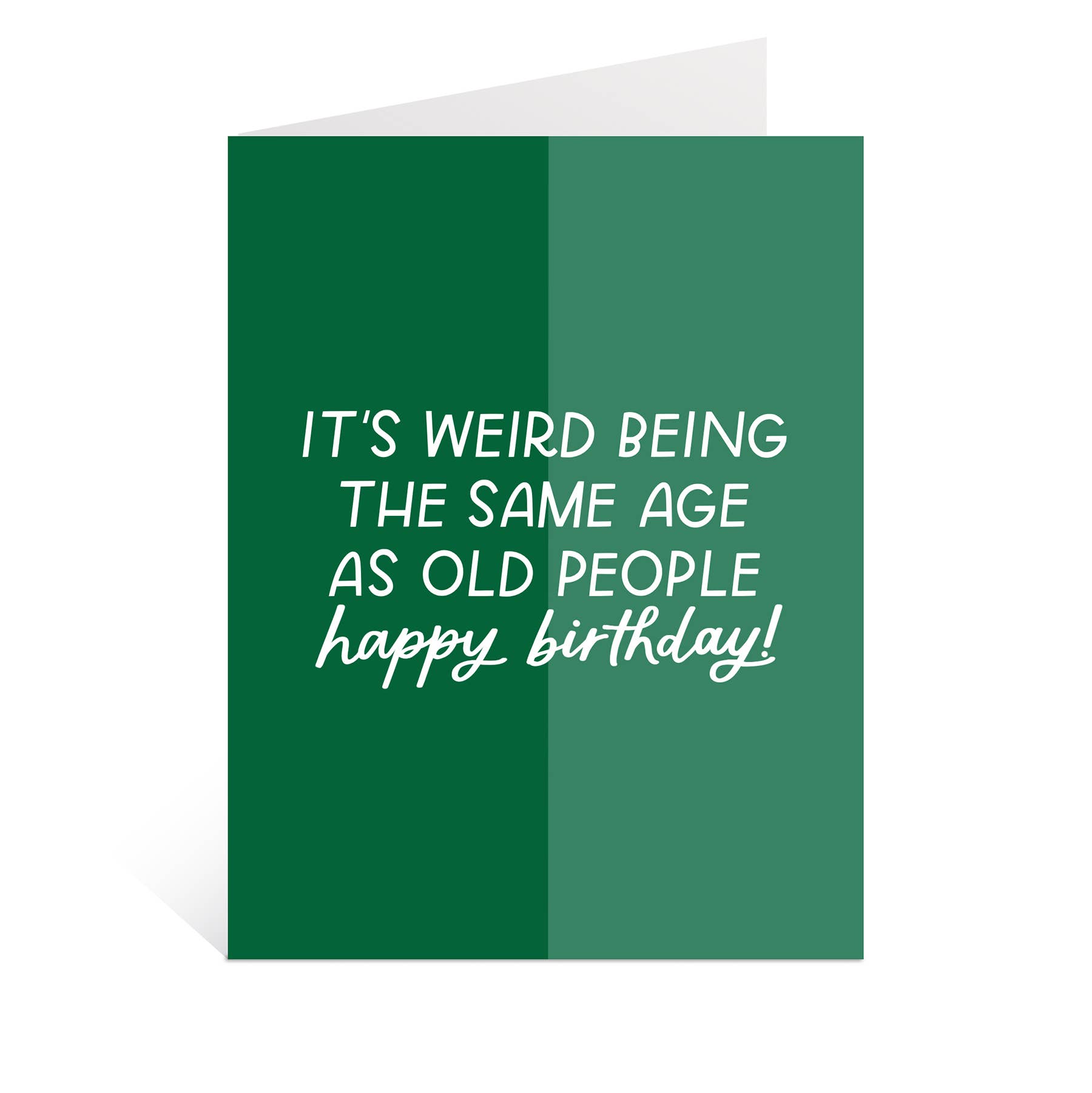 Old People Humorous Birthday Card
