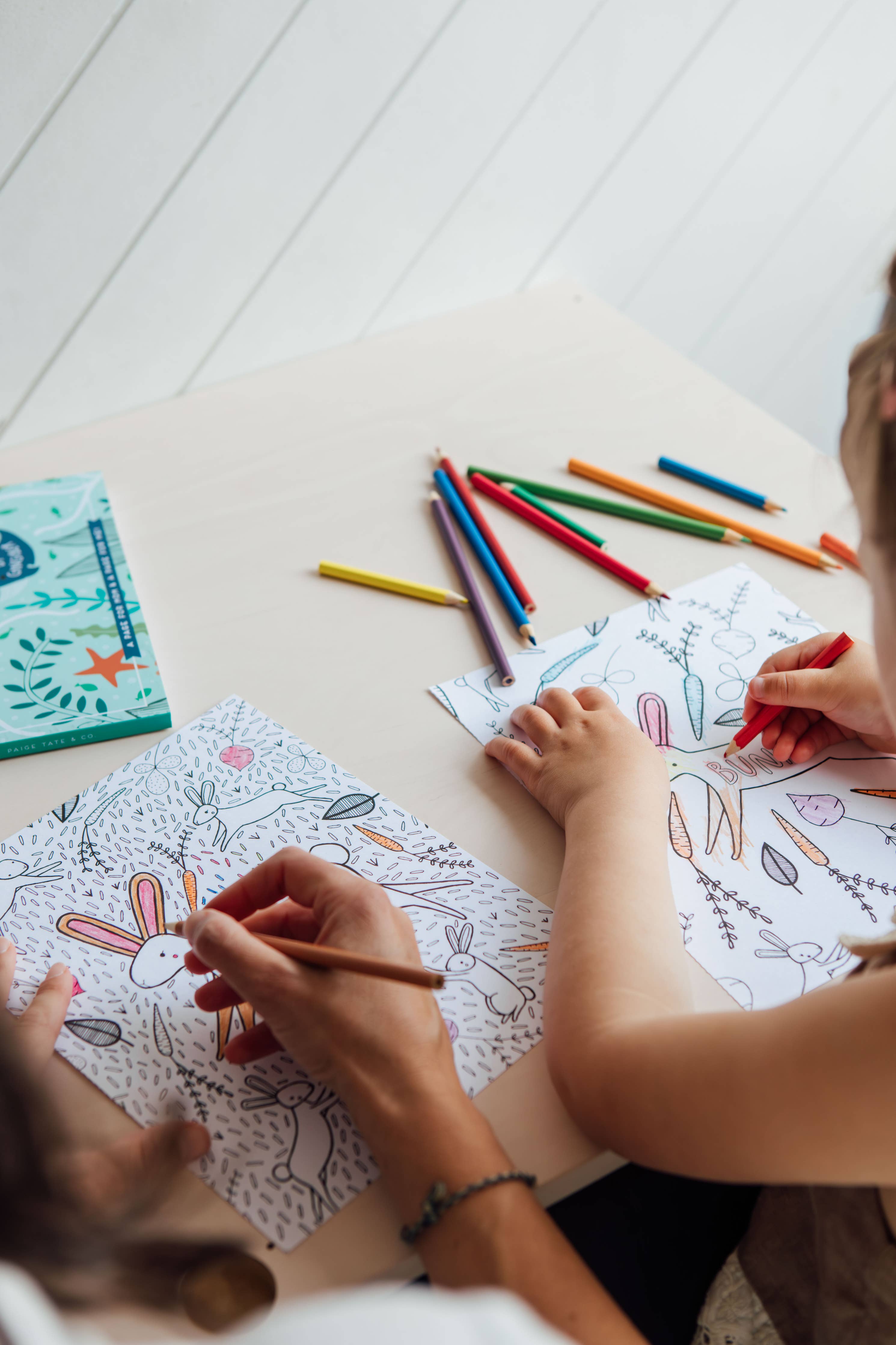 Together: A Mommy + Me Coloring Book