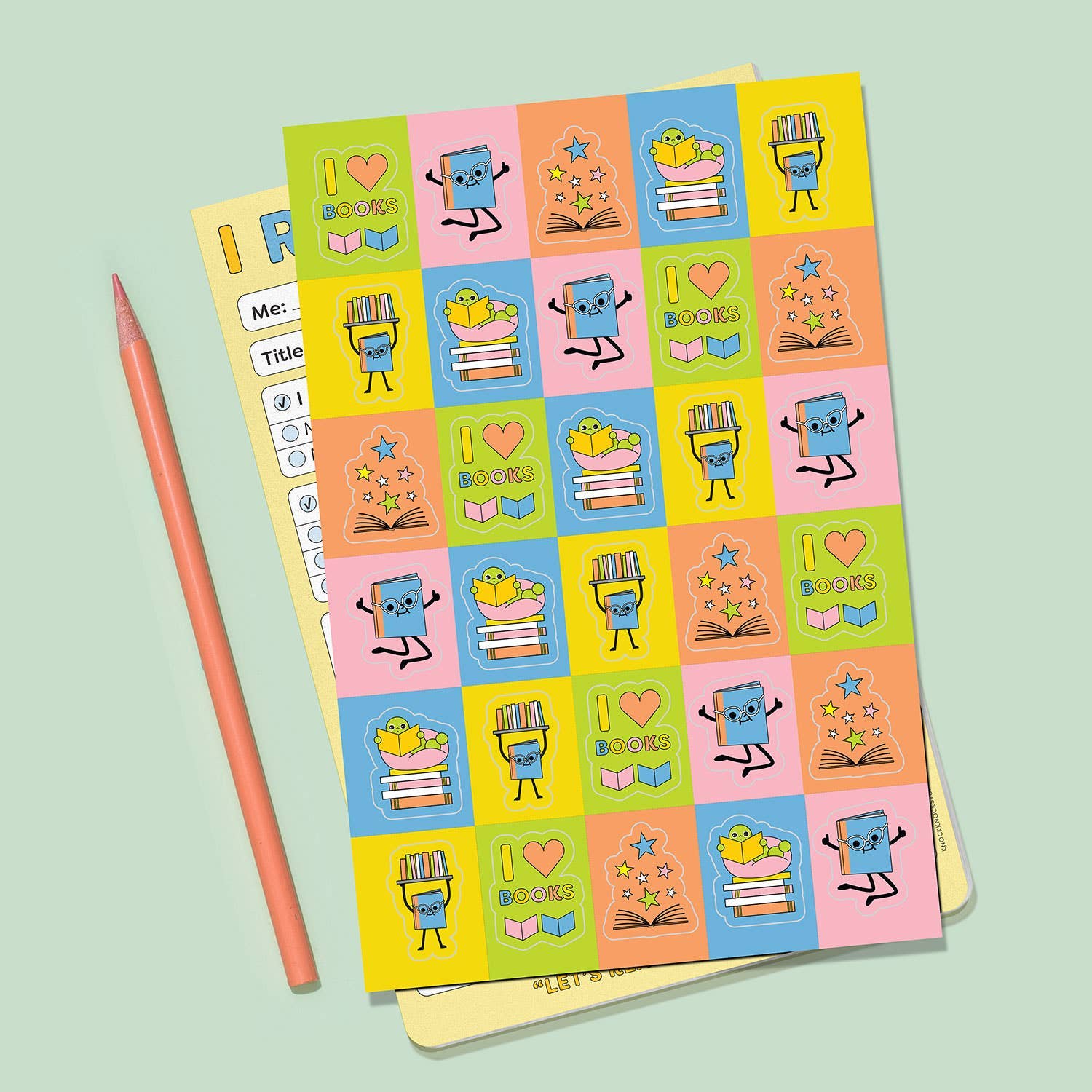 Knock Knock Kids - I Read a Book Playtime Pads