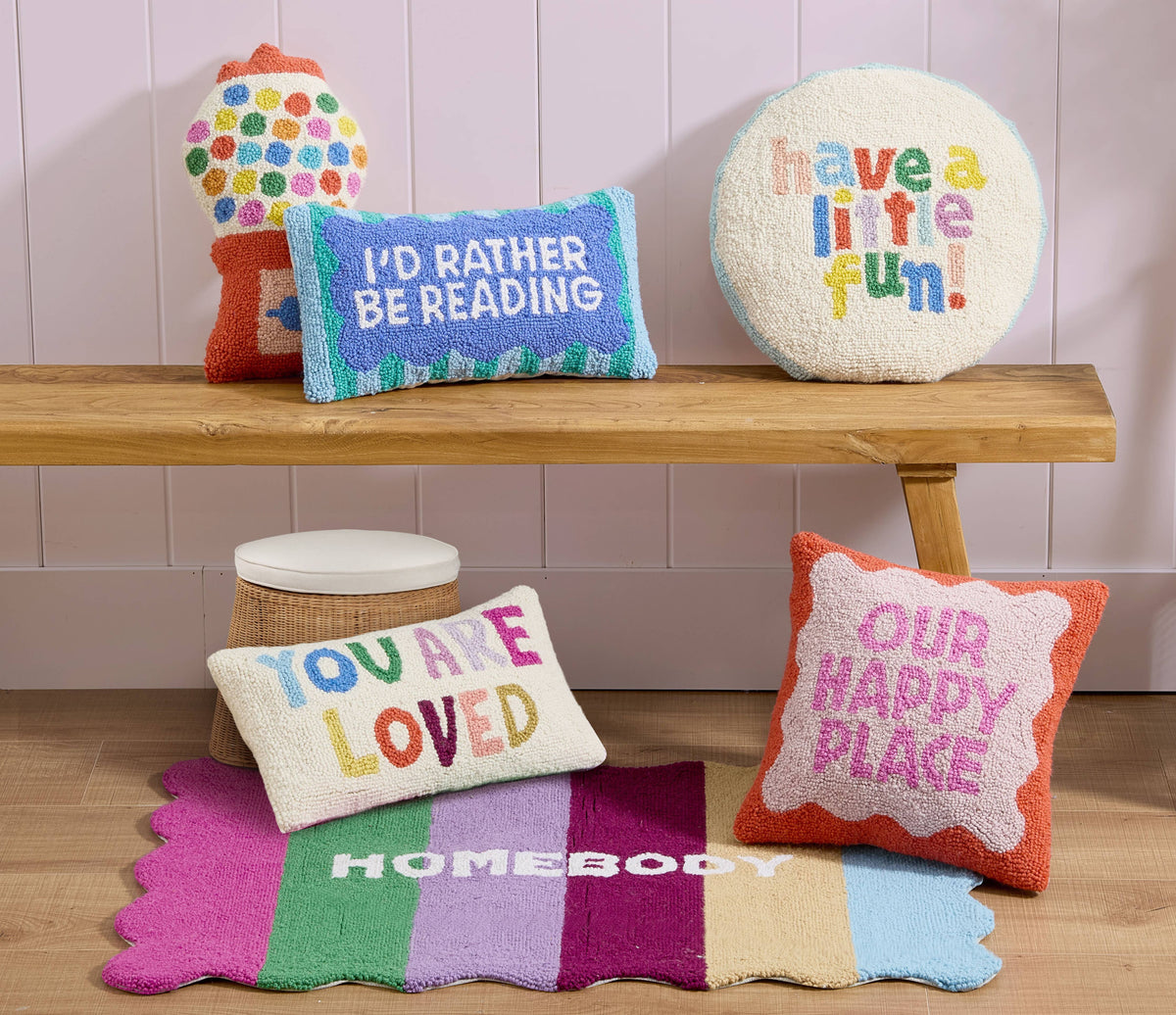 I'D Rather Be Reading Hook Pillow