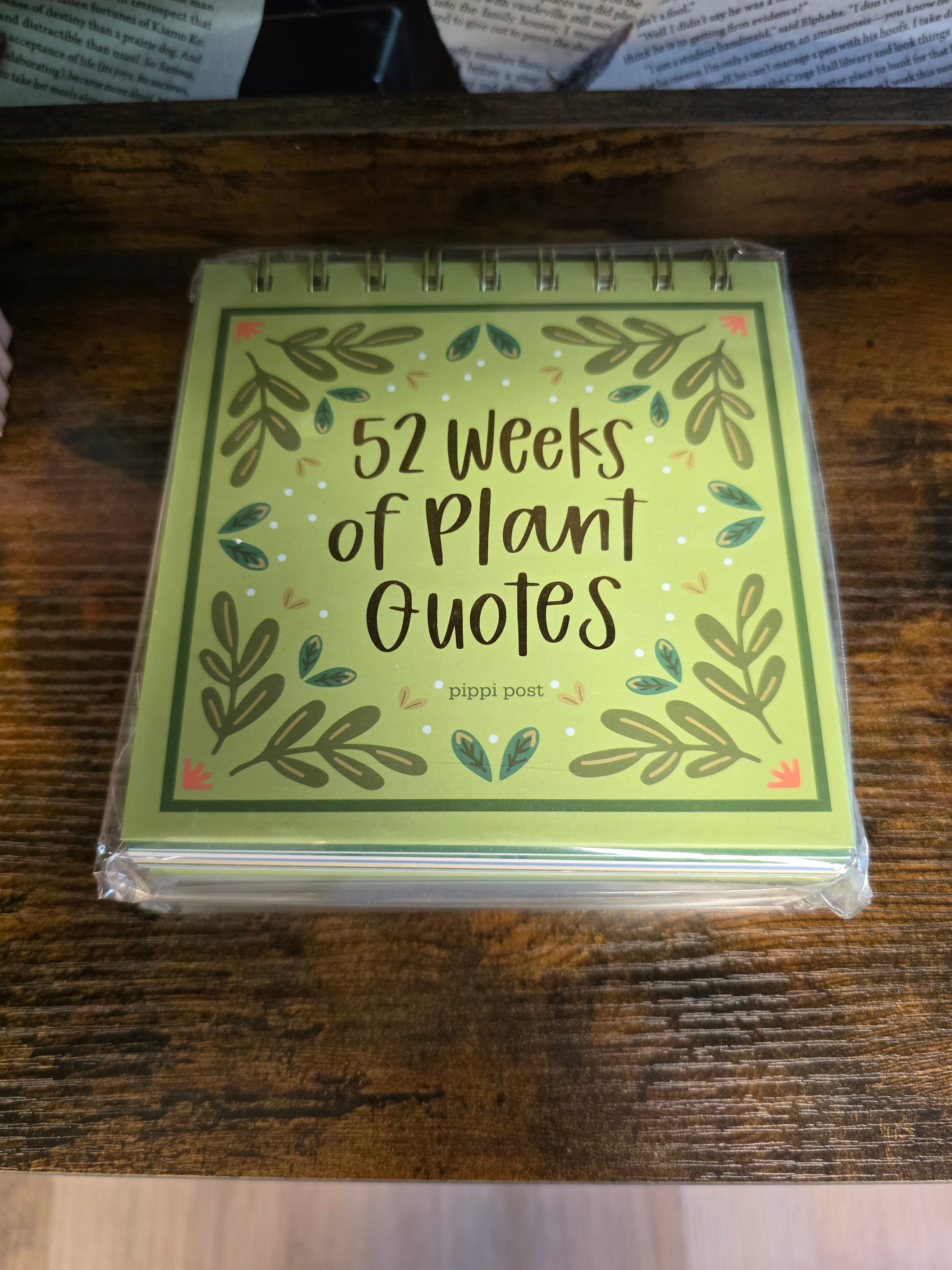 52 Weeks of Plant Quotes Flip Desk Calendar
