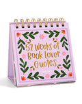 52 Weeks Of Book Lover Quotes - Desk Flip Calendar