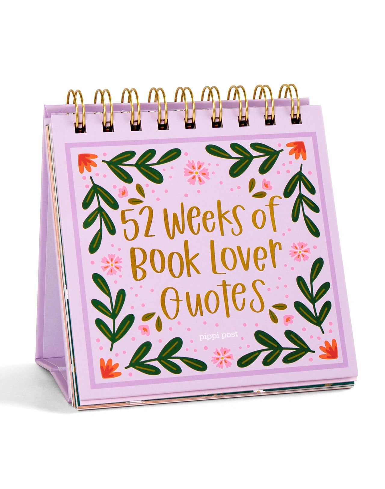 52 Weeks Of Book Lover Quotes - Desk Flip Calendar